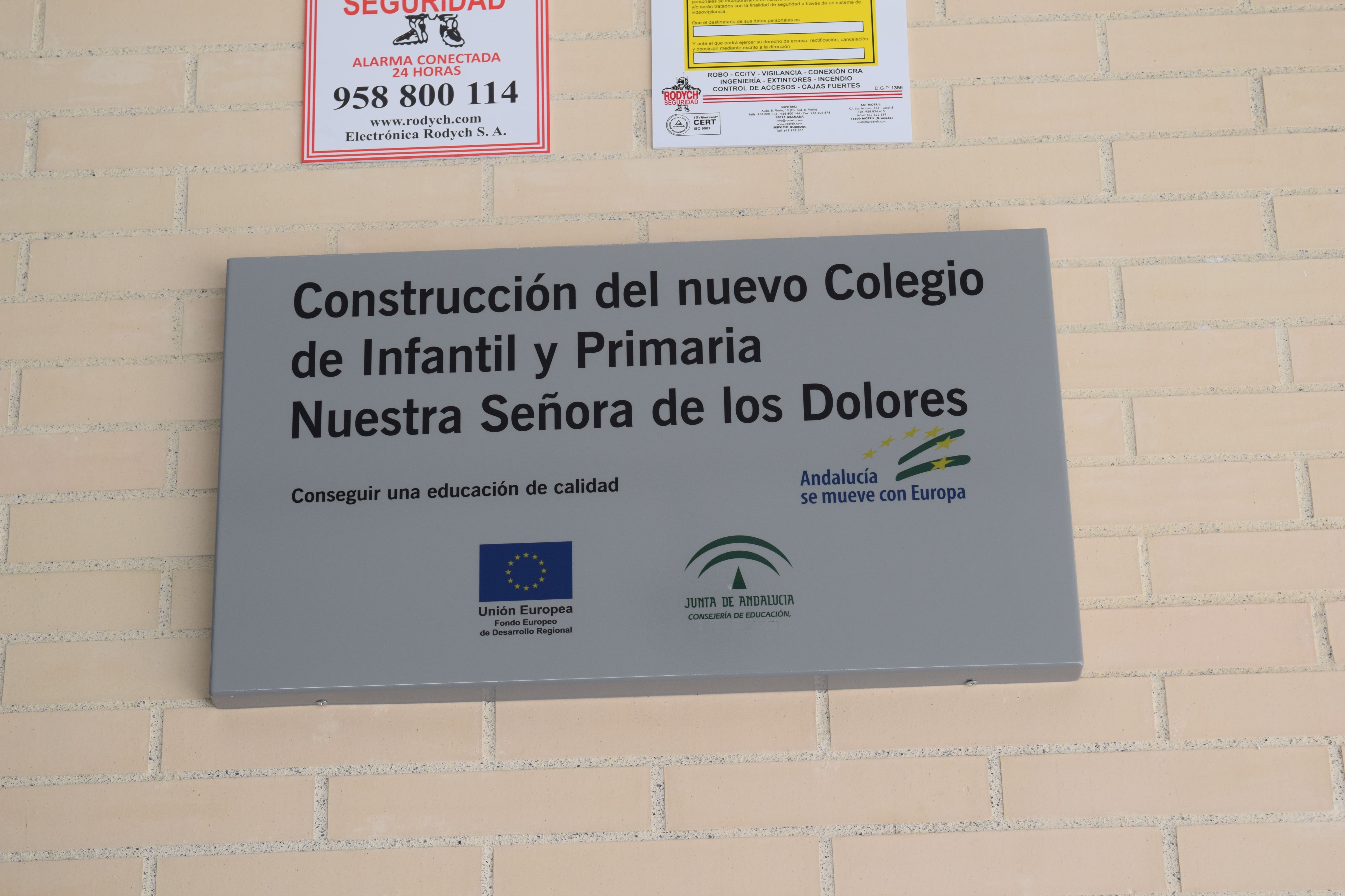 Nuevo CEIP Nuestra Sra. de los Dolores de Alomartes