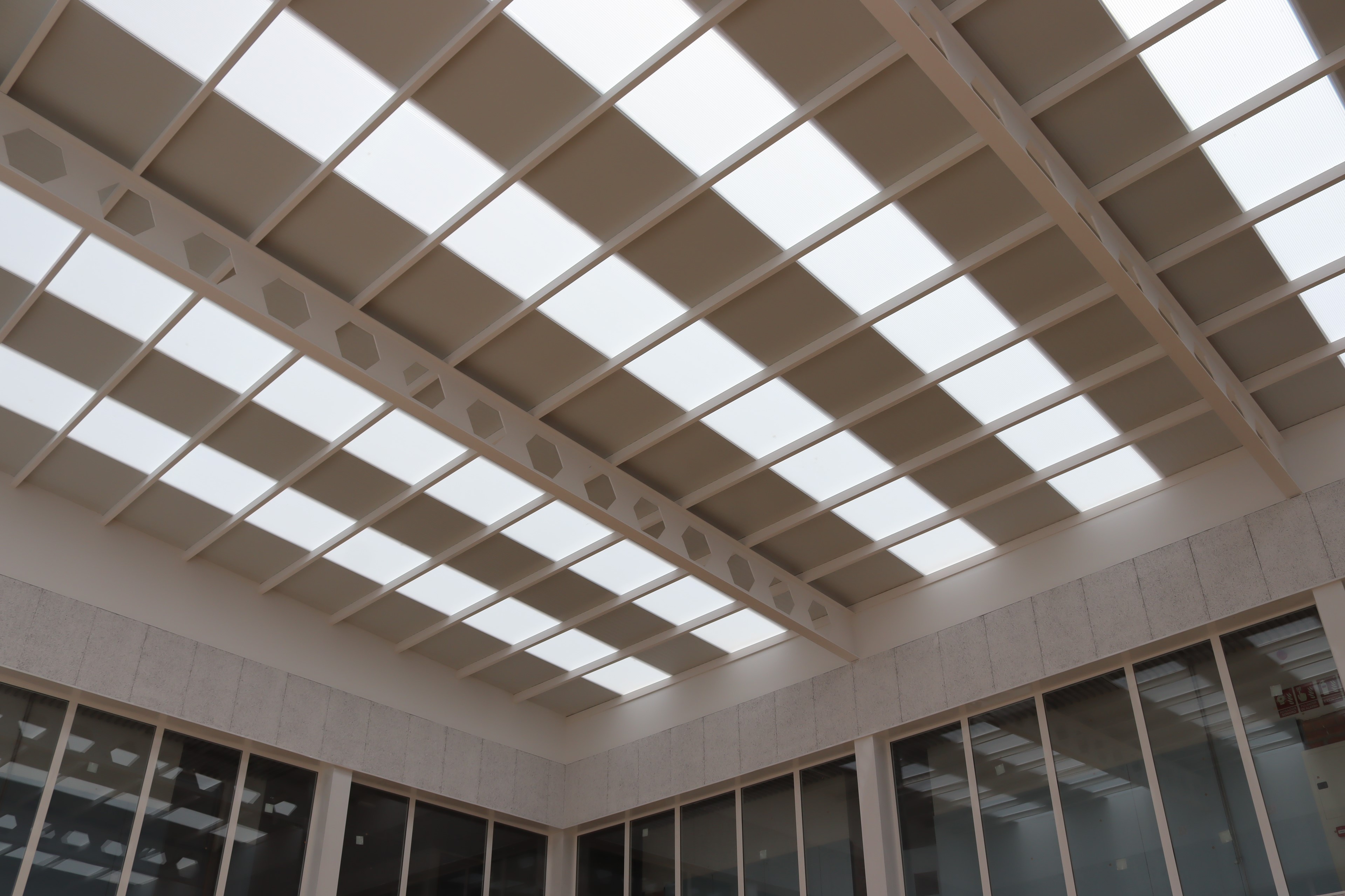 Cubierta del gimnasio