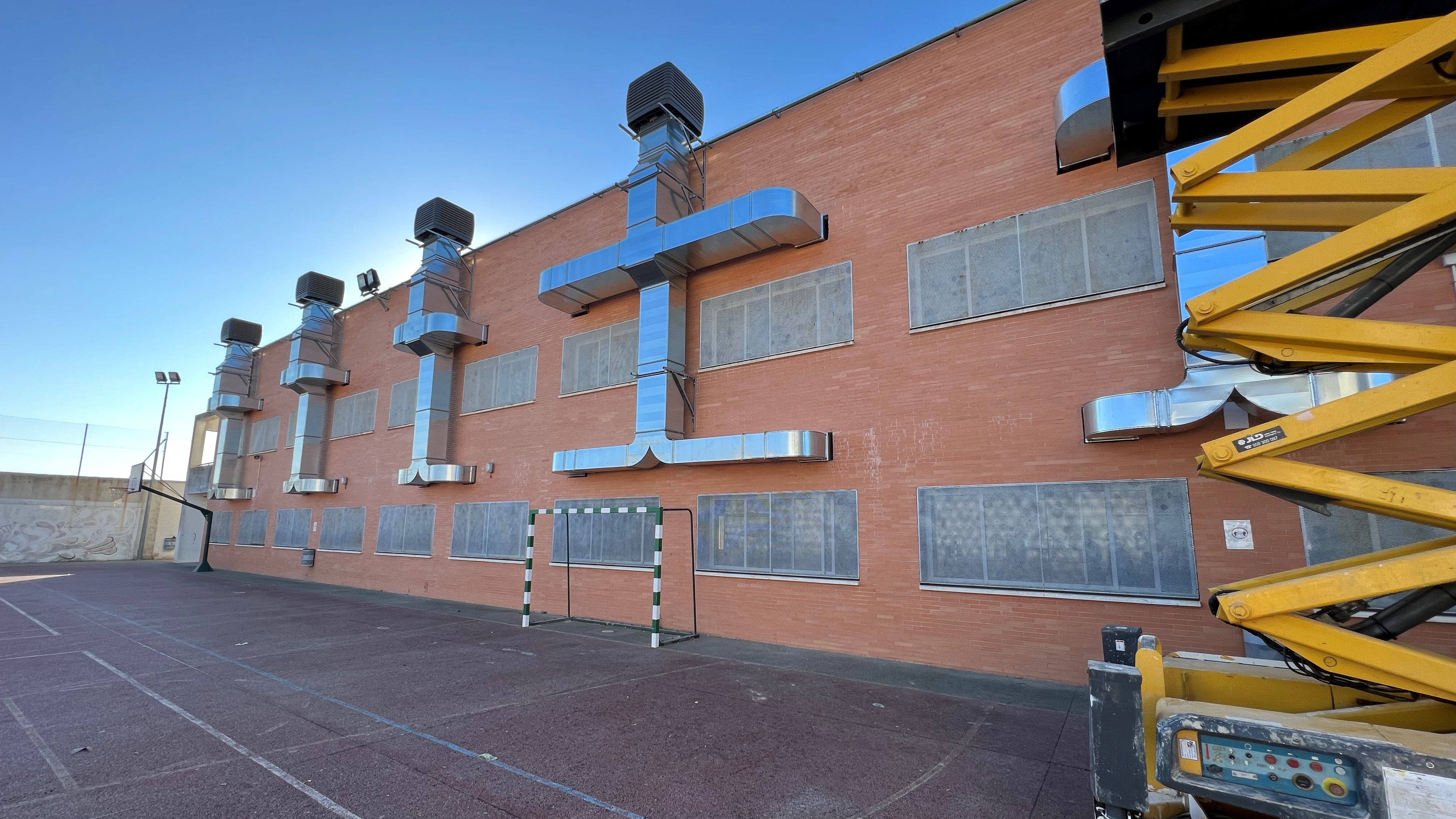 Obras IES Virgen del Socorro / Obras de bioclimatización