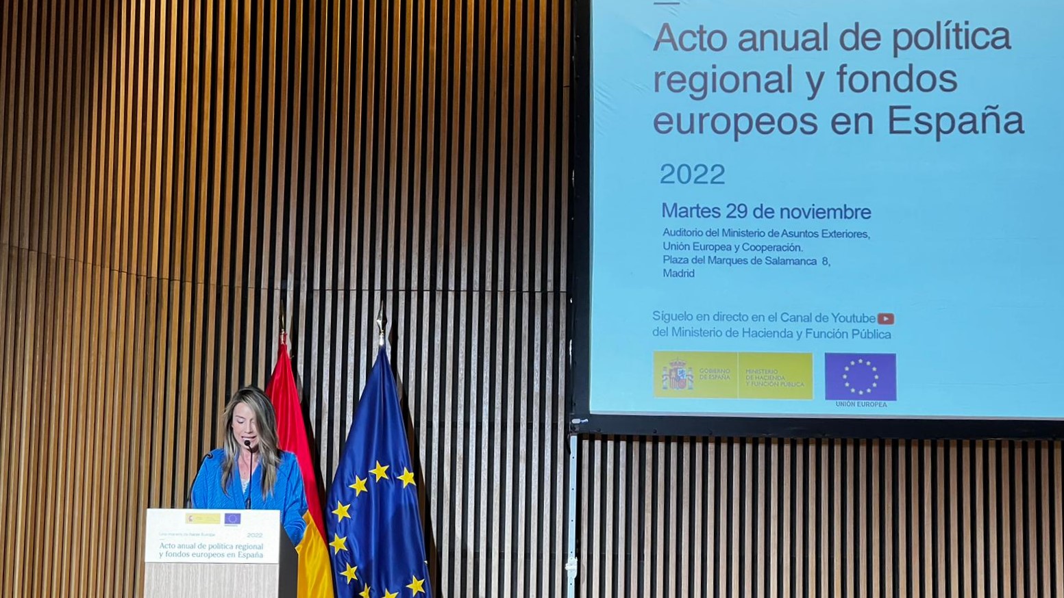 Acto Anual de Política Regional y Fondos Europeos en España