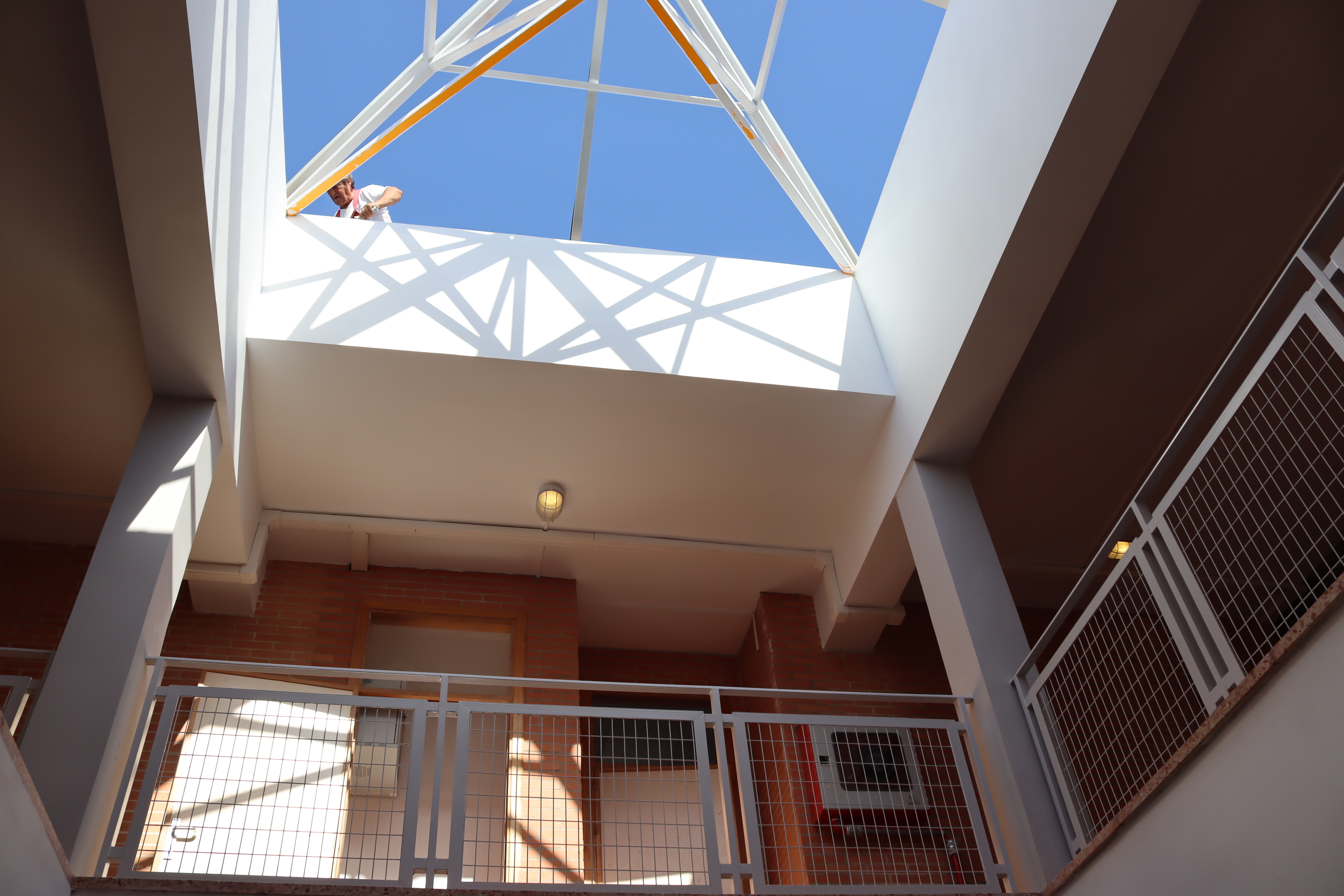 Visita a las obras de adaptación a IES del antiguo CEIP Argantonio de Castilleja de Guzmán (Sevilla)