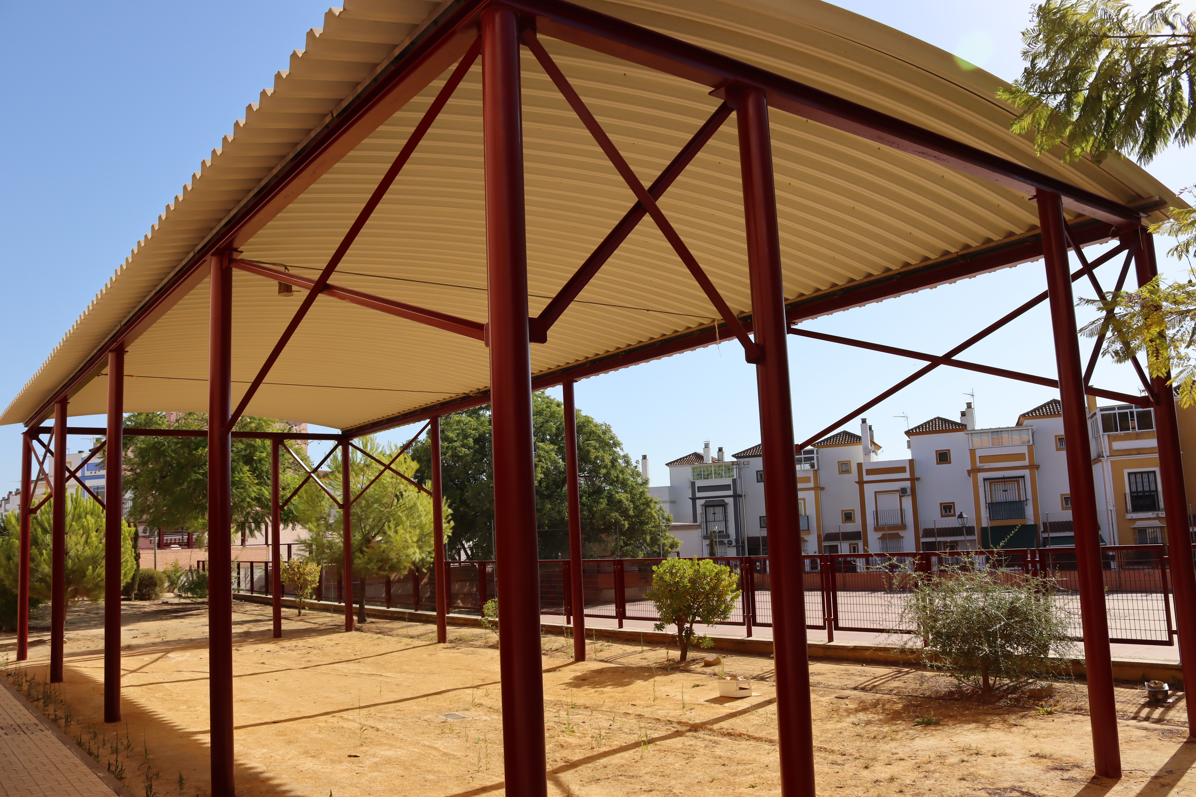 Visita a las obras de adaptación a IES del antiguo CEIP Argantonio de Castilleja de Guzmán (Sevilla)