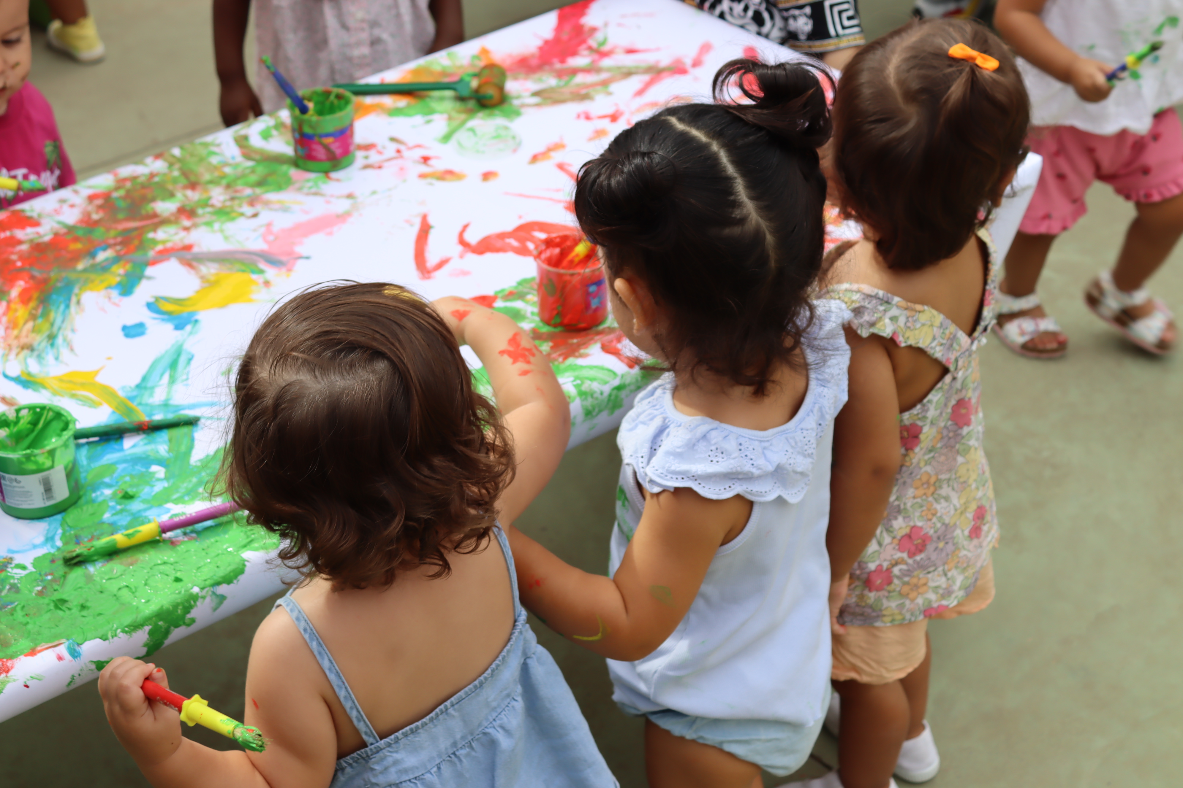 Inauguración del curso escolar en la escuela infantil Azahares de Córdoba.