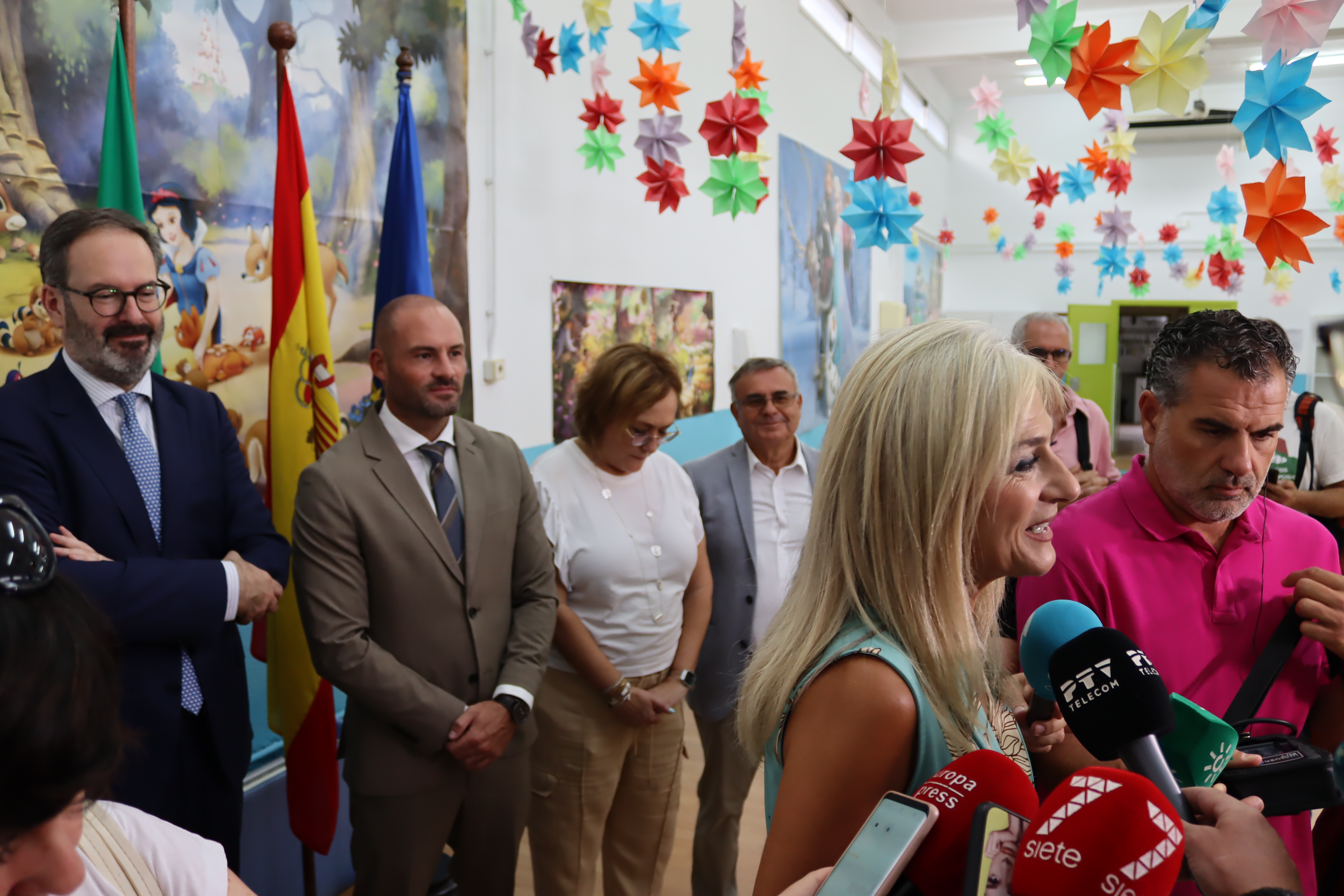 Inauguración del curso escolar en la escuela infantil Azahares de Córdoba.