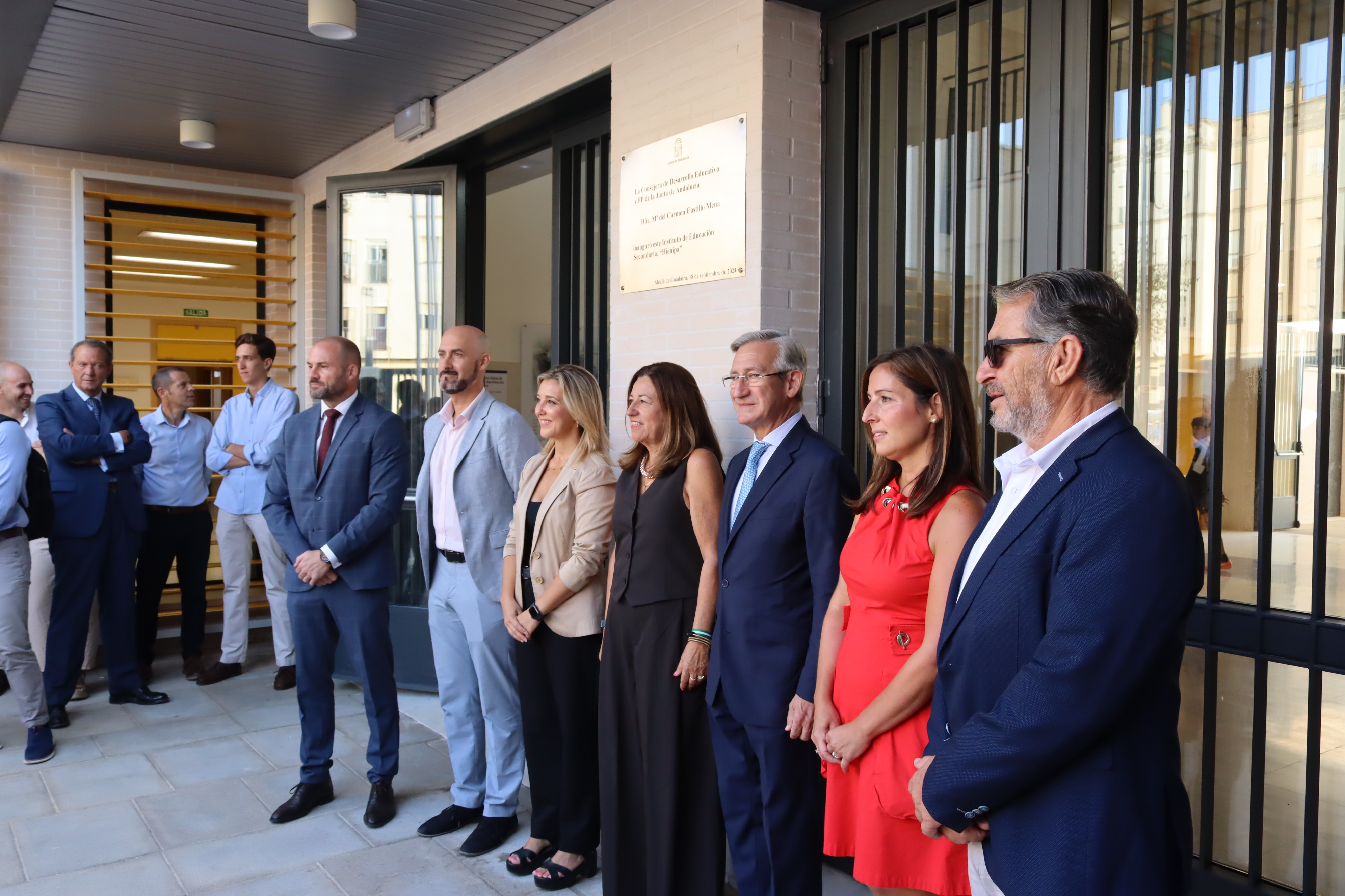 Inauguración del IES Hienipa de Alcalá de Guadaíra (Sevilla).