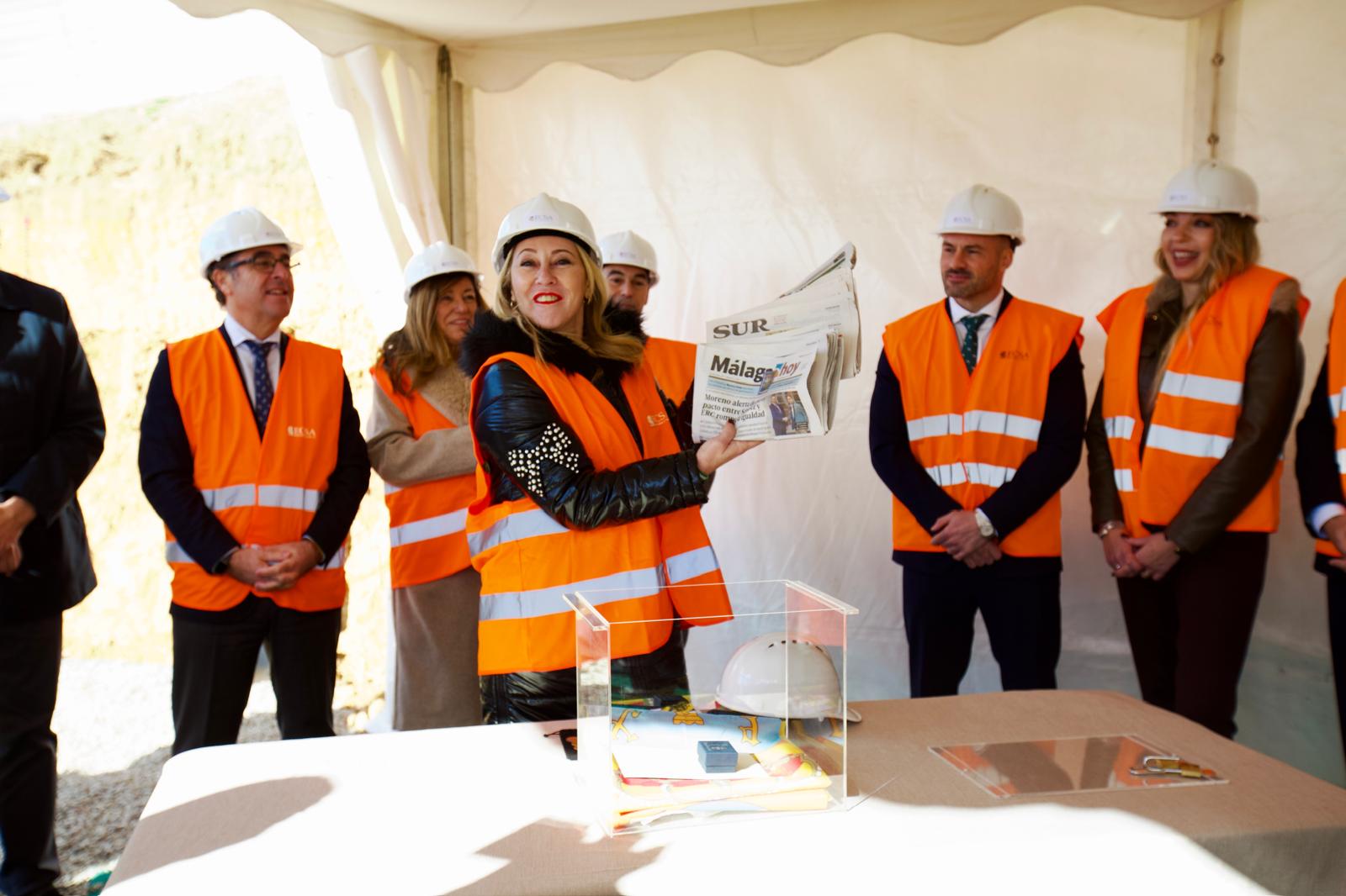 Primera piedra del nuevo IES de Benalmádena pueblo, en Málaga