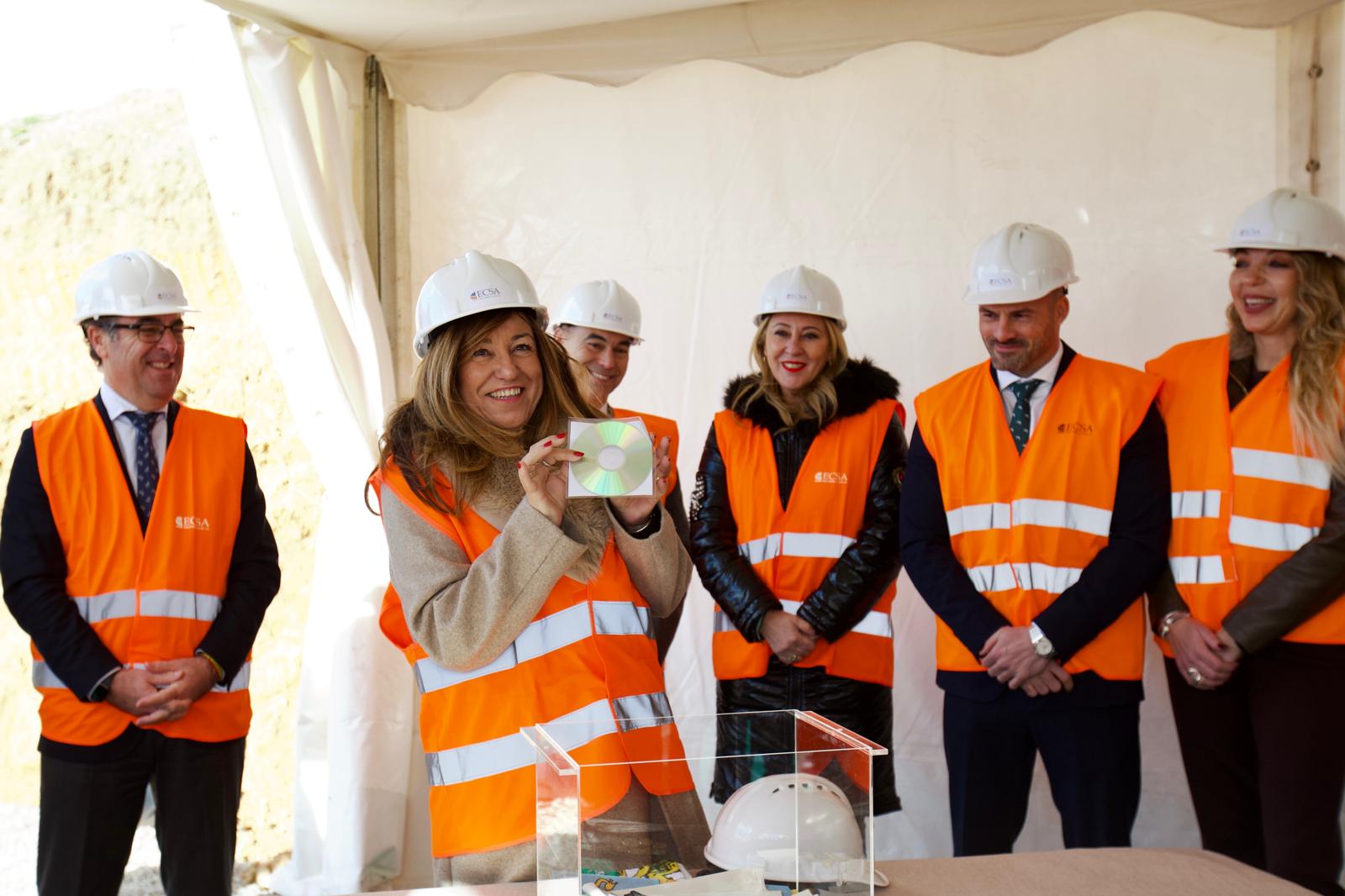 Primera piedra del nuevo IES de Benalmádena pueblo, en Málaga
