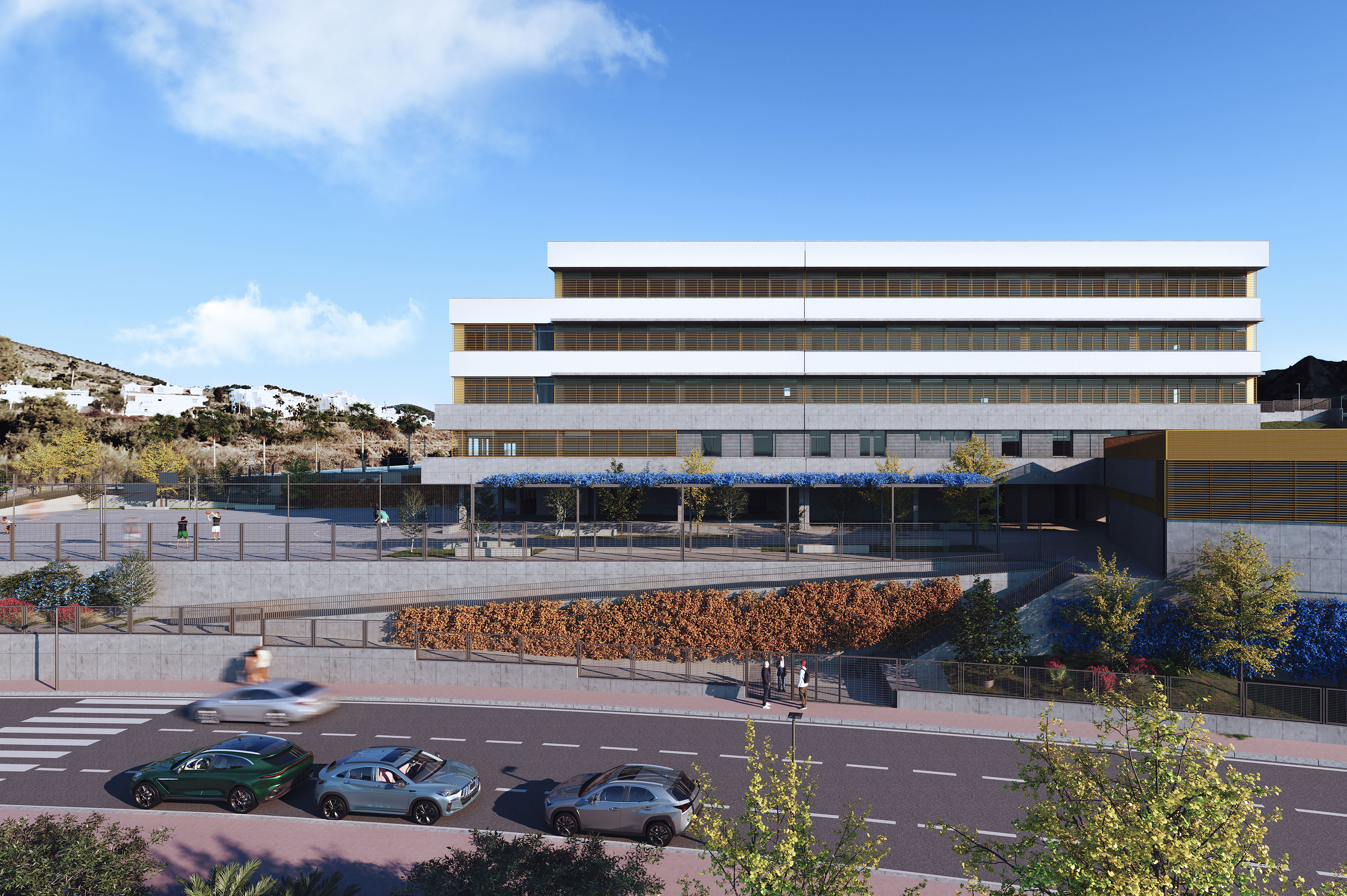 Primera piedra del nuevo IES de Benalmádena pueblo, en Málaga