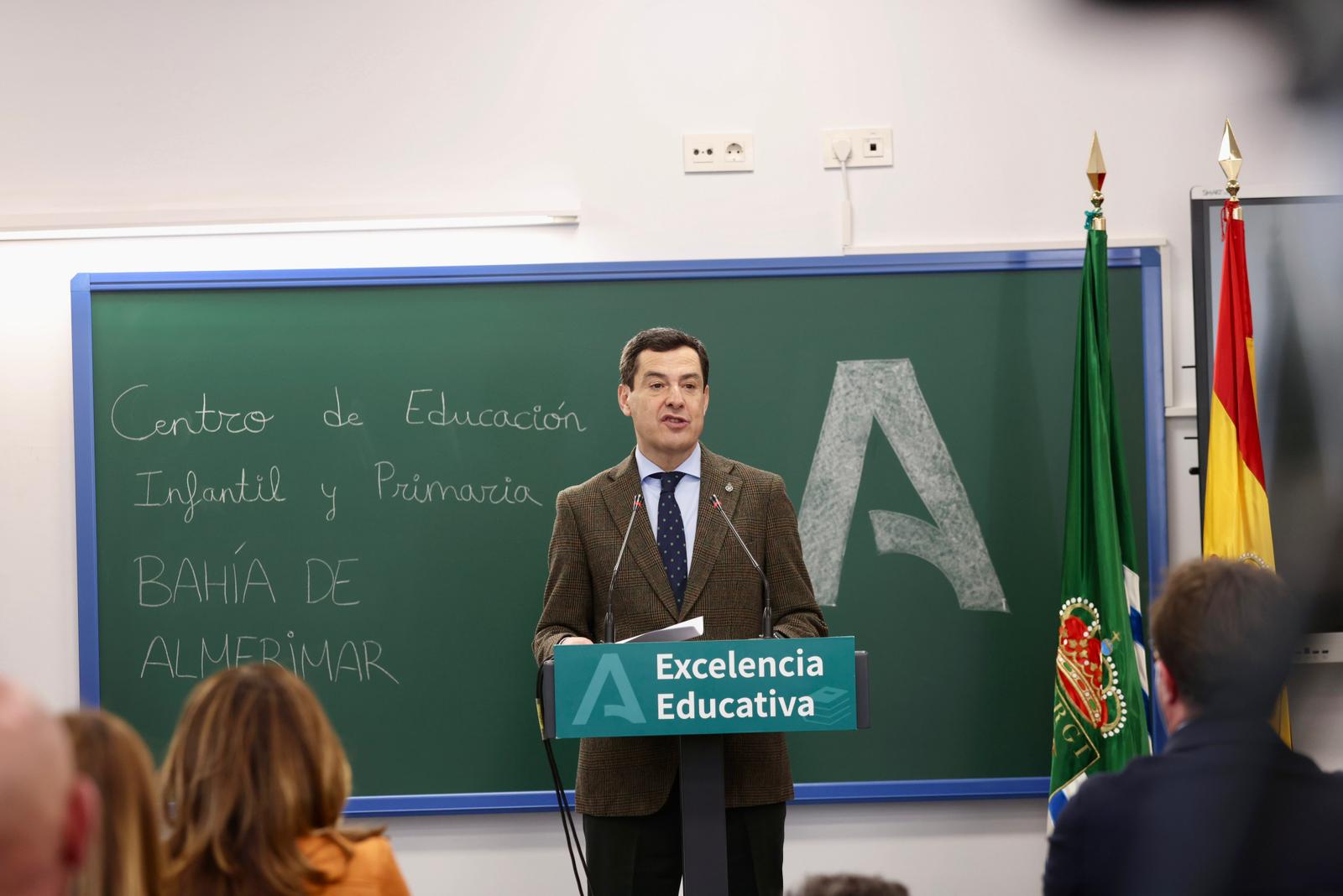 Inauguración del CEIP Bahía de Almerimar de El Ejido (Almería)