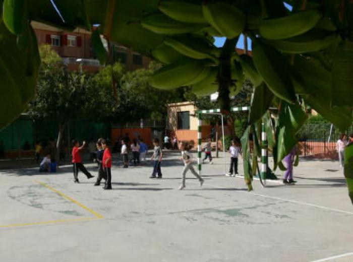 Pista deportiva del CEIP Puerta del Mar de Algeciras (Cádiz)