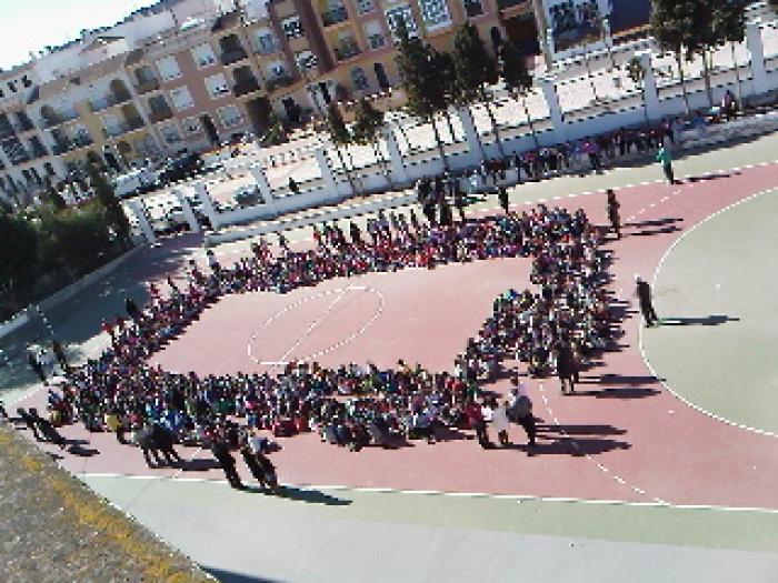 Patio del CEIP San José de Calasanz de Huércal-Overa.