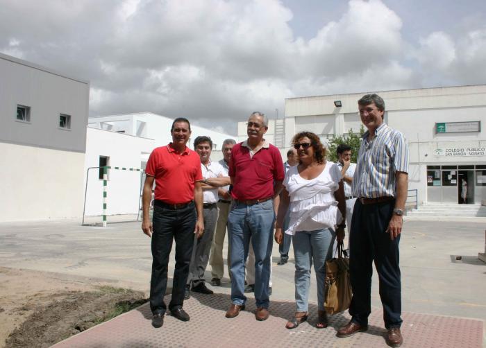 Visita a las obras de ampliación en el CEIP San Ramón Nonato