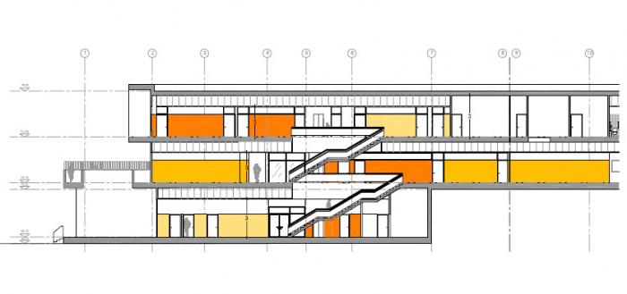 Alzados del futuro CEIP Valeriano López de Los Altos de Estepona