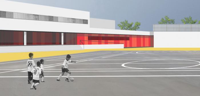 Imagen del proyecto de nuevo CEIP para Almerimar Este, El Ejido (Almería)