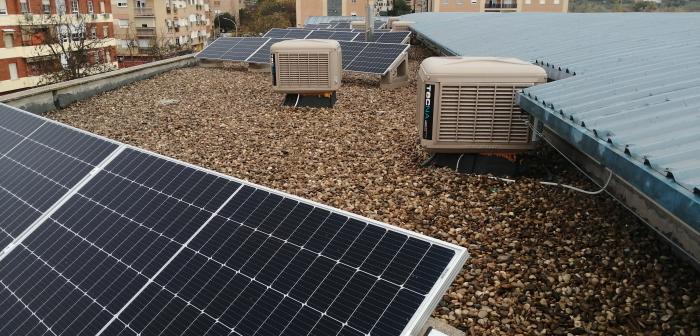 Instalación de paneles solares y refrigeración adiabática en el IES Gran Capitán de Córdoba