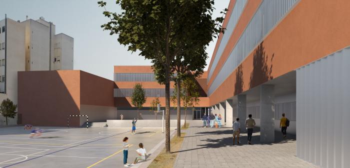 Imagen del proyecto de construcción del nuevo IES de Las Marinas
