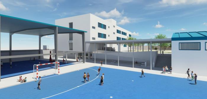 Imagen del proyecto de ampliación del CEIP Entrenúcleos de Dos Hermanas (Sevilla)