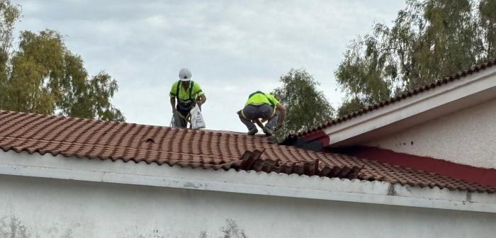 Obras en el IES Pérez de Guzmán de Ronda (Málaga)