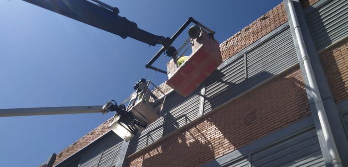 Obras en el IES Mar de Alborán de Estepona (Málaga)