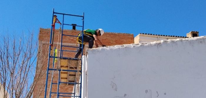 Obras en el IES Juan López Morillas de Jódar (Jaén)