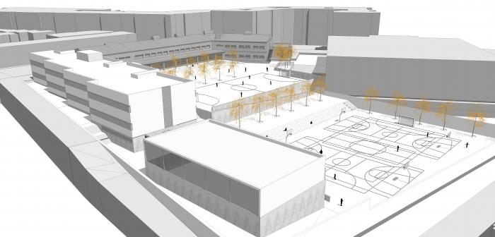 Imagen del proyecto de ampliación del IES Blas Infante