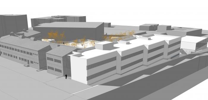 Imagen del proyecto de ampliación del IES Blas Infante de Ogíjares (Granada)