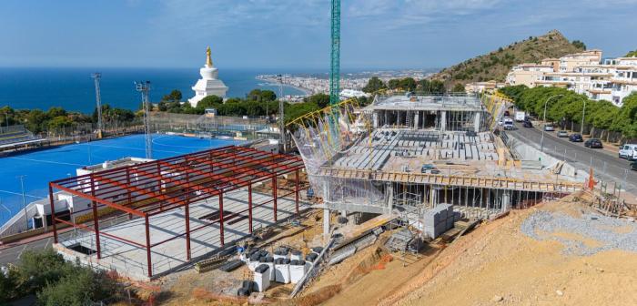 Obras de construcción de un nuevo IES en Benalmádena (Málaga)