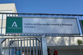 Fachada del CEIP Al-Ándalus