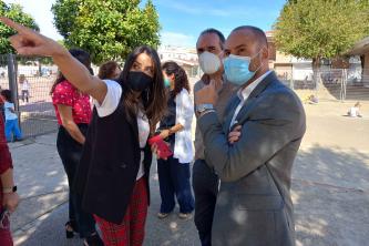 La directora del CEIP Juan Ramón Jiménez explica la situación sufrida