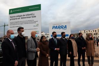 Autoridades a la llegada