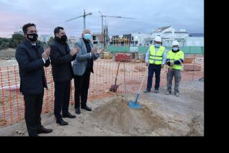 Celebración de la primera piedra