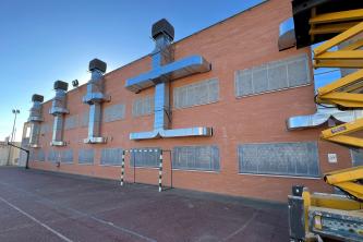 Obras IES Virgen del Socorro / Obras de bioclimatización