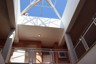 Visita a las obras de adaptación a IES del antiguo CEIP Argantonio de Castilleja de Guzmán (Sevilla)