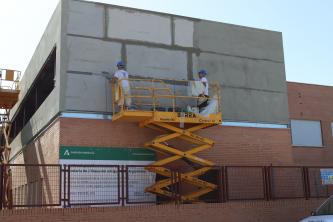 Visita a las obras de adaptación a IES del antiguo CEIP Argantonio de Castilleja de Guzmán (Sevilla)