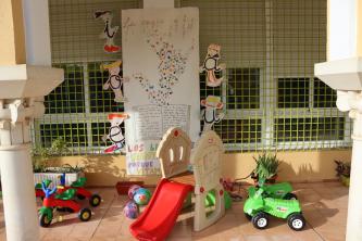 Inauguración del curso escolar en la escuela infantil Azahares de Córdoba.