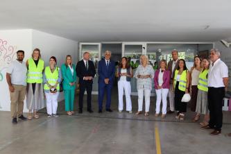 Primera piedra del nuevo edificio del CEIP Los Argonautas de Chipiona (Cádiz)