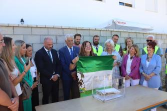 Primera piedra del nuevo edificio del CEIP Los Argonautas de Chipiona (Cádiz)