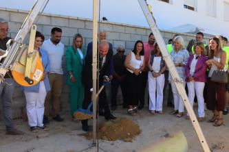 Primera piedra del nuevo edificio del CEIP Los Argonautas de Chipiona (Cádiz)