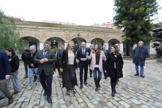Primera piedra de la ampliación de la EA León Ortega de Huelva.