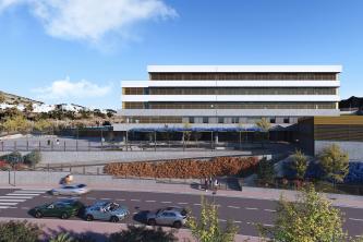 Primera piedra del nuevo IES de Benalmádena pueblo, en Málaga