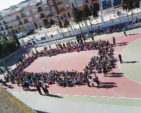 Patio del CEIP San José de Calasanz de Huércal-Overa.