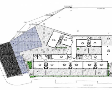 Plano del nuevo colegio de Gabia la Grande, en Las Gabias (Granada)