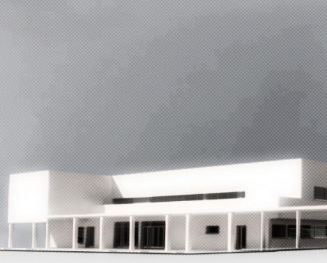 Recreación del nuevo IES de El Toyo, en Almería