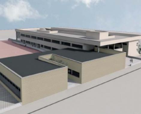 Imagen del proyecto del nuevo colegio Pedro Alonso Niño de Moguer (Huelva)