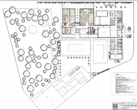 Plano de las obras de ampliación y reforma del IES Rafael Reyes de Cartaya