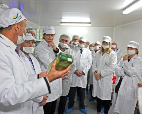 Un momento de la visita a las instalaciones de la empresa Serunión en Málaga