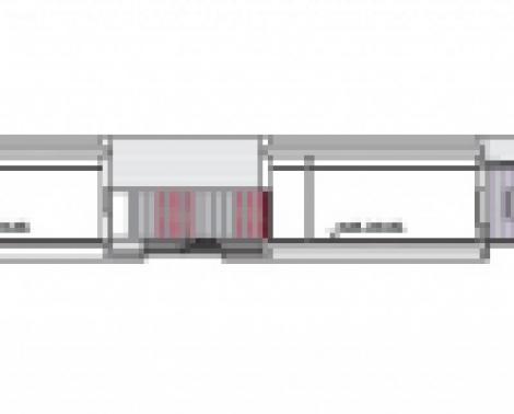 Alzados de la obra del CEIP Posadas Carvajal de Huévar del Aljarafe (Sevilla).