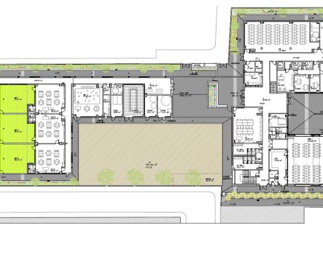 Planimetría del nuevo colegio en Las Marinas de Roquetas de Mar (Almería)