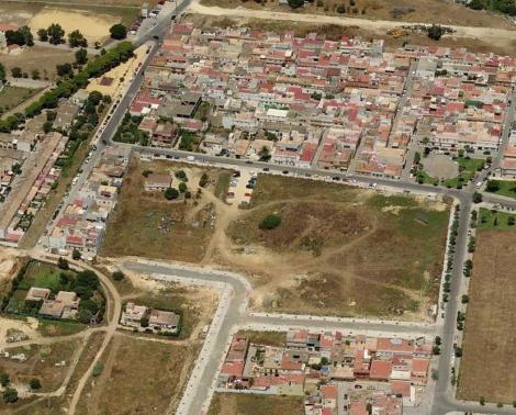Parcela donde se ubicará el nuevo IES en la zona de Las Granjas de Jerez de la Frontera (Cádiz)