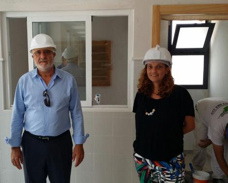 Visita a las obras del IES Número 1 Universidad Laboral (Málaga)